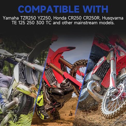 طقم إصلاح أنابيب عادم الدراجة النارية ثنائي الأشواط مع صمام أمان، أداة إزالة الانبعاج متوافقة مع Yamaha TZR250 YZ250، Honda CR250 CR250R، Husqvarna TE 125 250 300 TC & 50cc+ in Kuwait