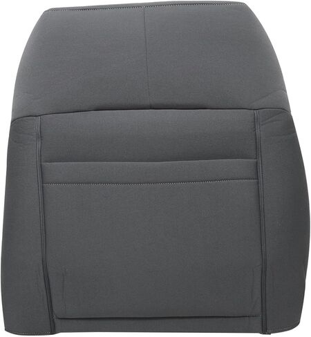 SecosAutoparts Gray Driver & Passenger Bottom & Top Lean Back & Driver Foam Cloth Replacement Seat Covers Compatible with Ford F250 F350 F450 F550 2011 2012 2013 2014 2015 2016 in Saudi Arabia