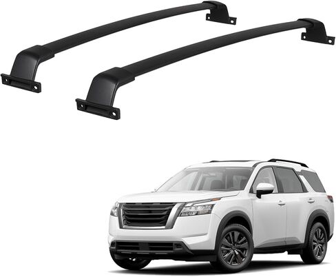 ALAVENTE حامل السقف العارضة يناسب Buick Enclave 2018-2024 مع القضبان الجانبية (غير مناسبة للنماذج مع فتحة سقف الطاقة الأمامية) 165 رطلًا من العارضة الألومنيوم القابلة للتعديل لصناديق السقف وحقائب قوارب الكاياك وإكسسوارات الدراجات in Kuwait