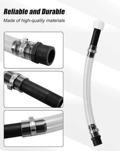 3Set Gas Can Hose Fit for 3/3.5/5 gallon, Fuel Tank Hose Kit with Pipe Bender in Saudi Arabia