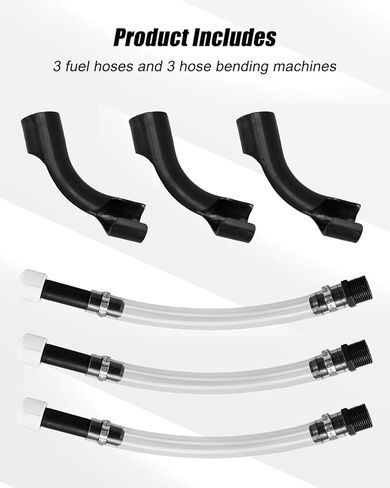 3Set Gas Can Hose Fit for 3/3.5/5 gallon, Fuel Tank Hose Kit with Pipe Bender in Saudi Arabia