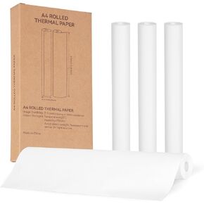 4 Rolls 8.5" x 11" Portable Printer Thermal Paper, US Letter Size Quick-Dry Thermal Roll Paper for A41 Printer, 100 sheets / 4 Rolls in Saudi Arabia