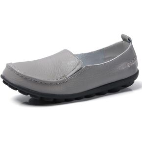 Casual Womens Loafers Shoes Soft Leather Lightweight Classic Penny Slip-on Loafers Outdoor Indooor Walking Driving Moccasins Flats for Womens Nurse Loafers Flats in Kuwait