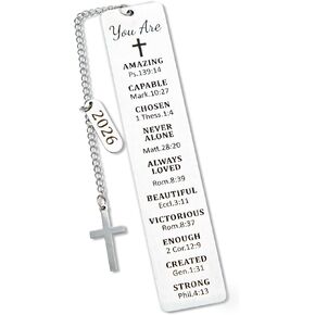 Confirmation 2026 First Communion Gifts Bookmark for Women Girls Birthday Gift Baptism Gifts for Teen Girls Teenage Religious Christian Gifts for Women Girls Teens Stocking Stuffers for Girls in Saudi Arabia