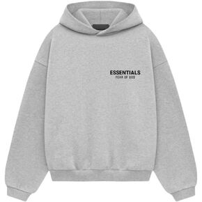 Essentials Oversized Hoodie KIDS (US, Alpha, XX-Large, Regular, FW24 LIGHT HEATHER GREY) in Saudi Arabia