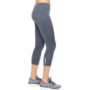 Expert Brand Women's Airstretch Mid-Rise Capri Leggings with Zipper Pocket in Kuwait