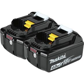 Makita BL1840B-2 18V LXT Lithium-Ion 4.0Ah Battery Twin Pack, Black in Kuwait