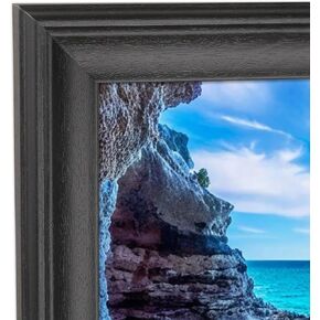 14x35 Panoramic Photo Frame Black Solid Wood Picture Frame 14x35 inch Painting Frame 14x35 inch Poster Frame(S23B1435) in Saudi Arabia