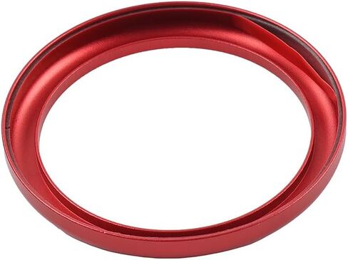 Cnthan7 1 Pc Aluminum Alloy Stopwatch Ring Compass Cover Red For Porsche 718 2016-2021 in Kuwait