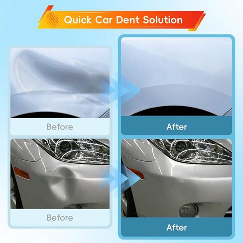 3 عبوات من أدوات سحب انبعاجات السيارة، أداة إزالة انبعاجات كوب الشفط، طقم إصلاح جسم السيارة، رافعة مقبض لجسم السيارة، الأبواب، الزجاج، الأشياء المتحركة ورفع البلاط (3 قطع ساحبة دنت مع قماش قفازات) in Kuwait