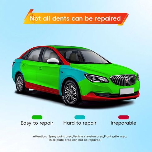 3 عبوات من أدوات سحب انبعاجات السيارة، أداة إزالة انبعاجات كوب الشفط، طقم إصلاح جسم السيارة، رافعة مقبض لجسم السيارة، الأبواب، الزجاج، الأشياء المتحركة ورفع البلاط (3 قطع ساحبة دنت مع قماش قفازات) in Kuwait