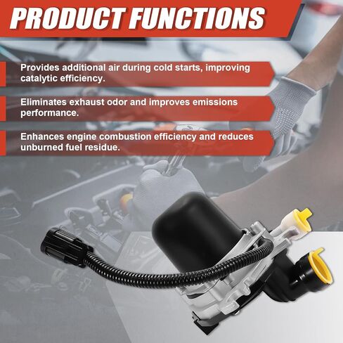 مضخة حقن الهواء الثانوية بدون دعامة متوافقة مع 2011 Buick Regal، 2011-2012 Buick LaCrosse، 2012-2015 Chevy Equinox، GMC Terrain 4Cyl | 2.4 لتر 2011-2015 استبدال #12634644 in Saudi Arabia