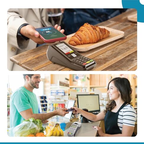 لفات ورق حرارية لـ Verifone Vx520، Vx680، T650، P400m - ورق الإيصالات الحرارية لآلات بطاقات الائتمان (20 لفة) in Kuwait