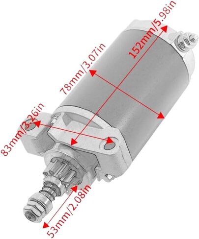 Starter for Outboard 30HP and 40HP Replace Number 50-854636 50854636T 50-859170-1 50-859170T 50-884045T 50-888160T in Kuwait