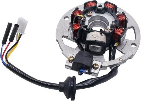 Magneto Stator Compatible with Polaris Scrambler 50 90 2001-2003 for Sportsman 90 2001-2006 for Predator 50 90 2003-2006 Fit for for Eton 50 90 RXL-50 RXL-90 with Ignition Box & Ignition Coil in Saudi Arabia