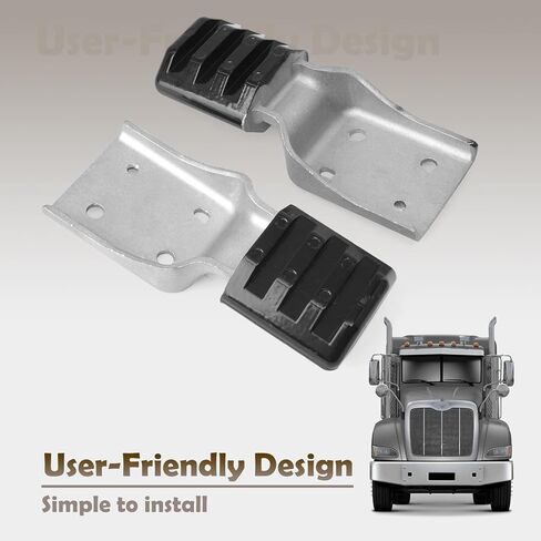 L11-6133 استبدال قوس دليل الغطاء العلوي لشاحنة Peterbilt 384 388 2008-2014 لـ 389 2008-2019، استبدل MPB75133 L116133 جوانب السائق الأيسر والركاب الأيمن 2 حزمة من الألومنيوم in Saudi Arabia