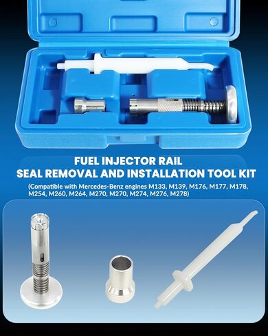 مجموعة أدوات تثبيت إزالة مانع تسرب حاقن الوقود DPTOOL متوافقة مع مرسيدس بنز M133 M139 M176 M177 M178 M254 M260 M264 M270 M274 M276 M278 مجموعة أدوات الانجراف لحاقن الوقود 278 589 01 15 03 in Saudi Arabia