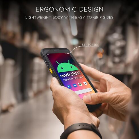 عبوة (4) | ماسح الباركود اللاسلكي من Chainway C66 | أندرويد 13 (الدعم المستقبلي حتى 18) | قارئ رموز زيبرا 2D/1D/QR | محطة شحن ذات 4 فتحات، حافظات حماية، واقيات شاشة in Kuwait