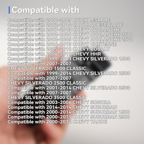 مشغل باب مزيج سخان HVAC 604-990 لسيارة تشيفي أفالانش سيلفرادو سونورا سوبربان تاهو جي إم سي يوكون هامر H2 سييرا أولدزموبيل يستبدل 15798229 52474810 in Kuwait