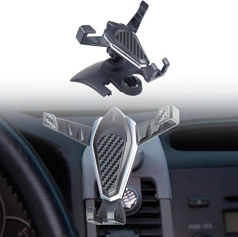 طيران عالي لسيارة Toyota Prado FJ120/Lexus GX470 2003-2009 ملحقات السيارة Dash A/C Vent Mount Cradles حامل الهاتف المحمول قابل للتعديل متوافق مع معظم الهواتف الذكية مجموعة in Saudi Arabia