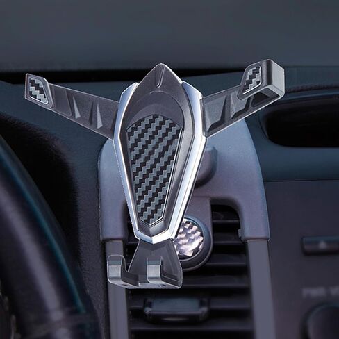 طيران عالي لسيارة Toyota Prado FJ120/Lexus GX470 2003-2009 ملحقات السيارة Dash A/C Vent Mount Cradles حامل الهاتف المحمول قابل للتعديل متوافق مع معظم الهواتف الذكية مجموعة in Saudi Arabia
