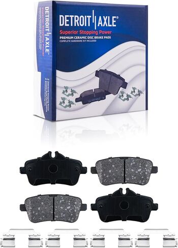 Detroit Axle - Brake Pads for Subaru Outback Forester Impreza Legacy, Front and Rear Ceramic Brake Pads with Hardware Replacement in Saudi Arabia