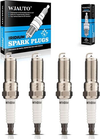 Iridium Spark Plugs 4 Pack, Pre-Gapped OEM Replacement for Chevrolet Equinox Malibu Impala, GMC Terrain, Buick Lacrosse Regal 2.2L L4 2.4L in Kuwait