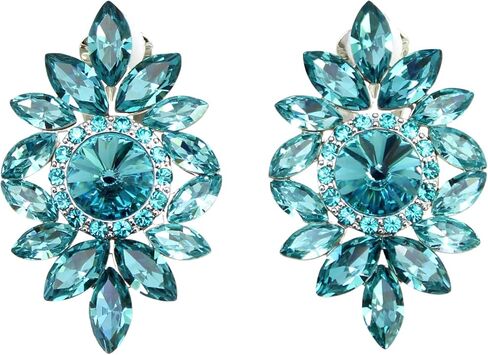 Faship Gorgeous Clip Ons Floral Earrings in Saudi Arabia