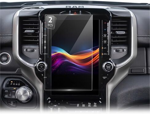 CDEFG 2 Pack Ultra-Clear Anti-Reflective Screen Protector for Dodge RAM 1500 2500 3500 2022 2023 2024 RAM1500 RAM2500 RAM3500 2019-2024 Accessories Big Horn, Laramie, Limited, Longhorn, TRX 12" in Kuwait