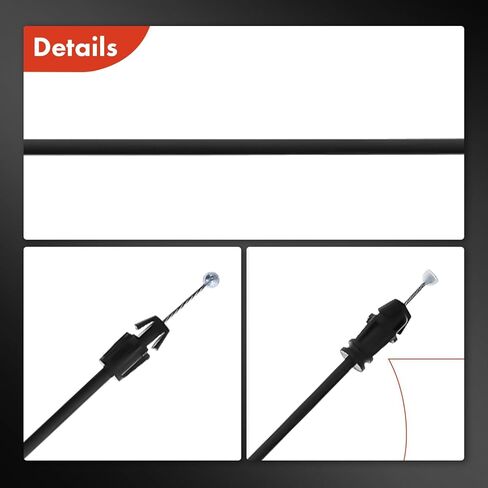 A-Premium 16.5 Inch Door Latch Release Cable Compatible with Chevrolet Silverado 1500 2007-2013, Silverado 2500 HD, Silverado 3500 HD & GMC Sierra 1500, Sierra 2500 HD, Front Left and Right, 2-PC in Saudi Arabia