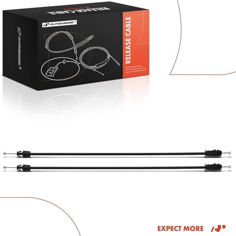 A-Premium 16.5 Inch Door Latch Release Cable Compatible with Chevrolet Silverado 1500 2007-2013, Silverado 2500 HD, Silverado 3500 HD & GMC Sierra 1500, Sierra 2500 HD, Front Left and Right, 2-PC in Saudi Arabia