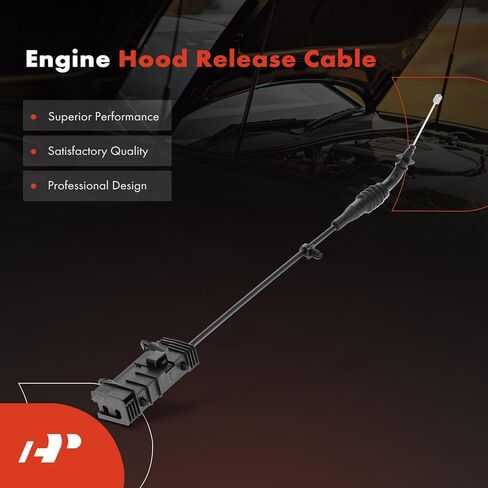 A-Premium Front Hood Latch Release Cable with Handle Compatible with Ford Fusion 2017 2018 2019 2020, 12.5 Inch in Saudi Arabia