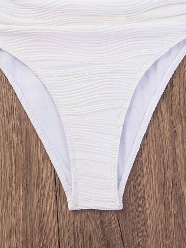 Womens High Waisted Cutout Monokini Swimsuit - Asymmetrical One Piece Swimwear for Beach & Vacation in Saudi Arabia
