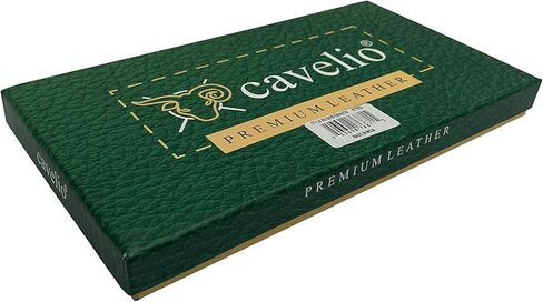 غطاء دفتر شيكات من الجلد الطبيعي للرجال والنساء، محفظة لحمل دفتر الشيكات، RFID، سلسلة الولايات المتحدة الأمريكية (أسمر) in Kuwait