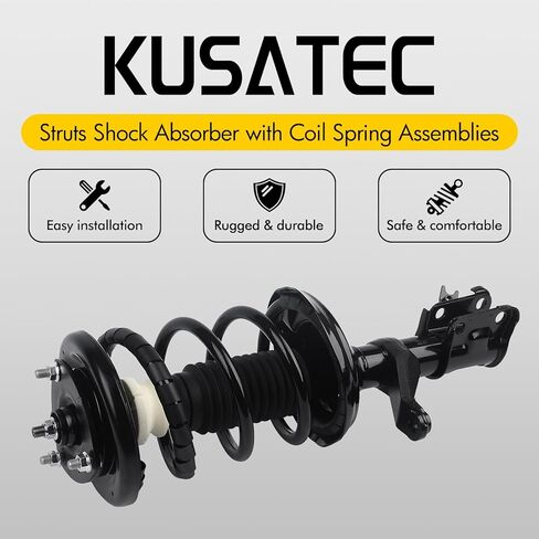 KUSATEC 172136 172135 Front Pair Complete Struts Shock Absorber fit for 2003-2011 Honda Element, Struts with Coil Spring Assemblies in Saudi Arabia