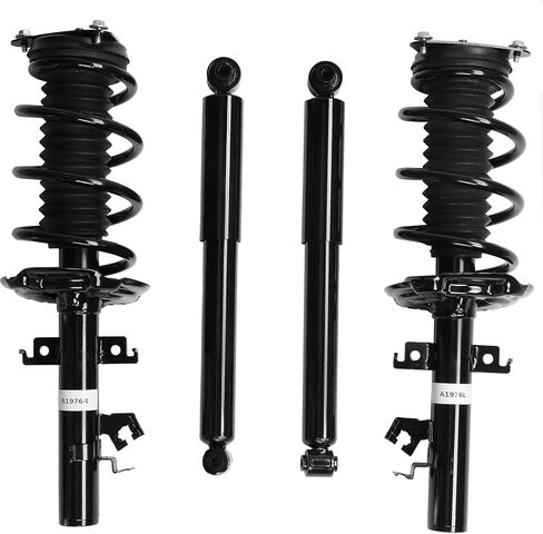Front Quick Complete Struts Assembly & Rear Shocks Absorbers 173074 173075 37328 Replacement for Nissan Rogue Sport 2014-2020 (Set of 4) in Saudi Arabia