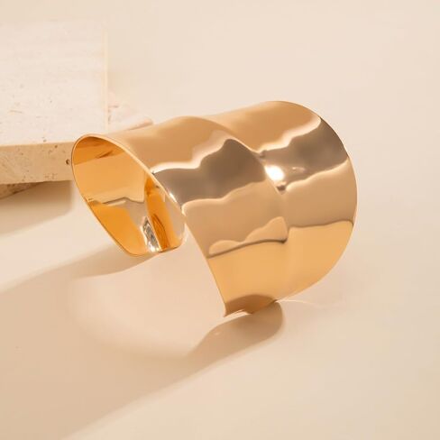 Chunky Bracelets for Women Gold Bangle Bracelets for Her Statement Jewlery in Saudi Arabia
