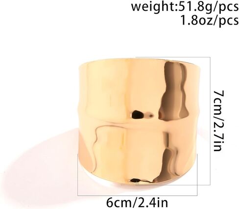 Chunky Bracelets for Women Gold Bangle Bracelets for Her Statement Jewlery in Saudi Arabia