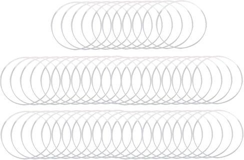 Colaxi Watch Gasket i Ring حشية زجاجية مقاومة للماء متنوعة بيضاء حشية ختم غسالات لزجاج الساعة 1.0 مم - 1.2 مم صانع الساعات المنزلي الاستخدام الاحترافي in Saudi Arabia