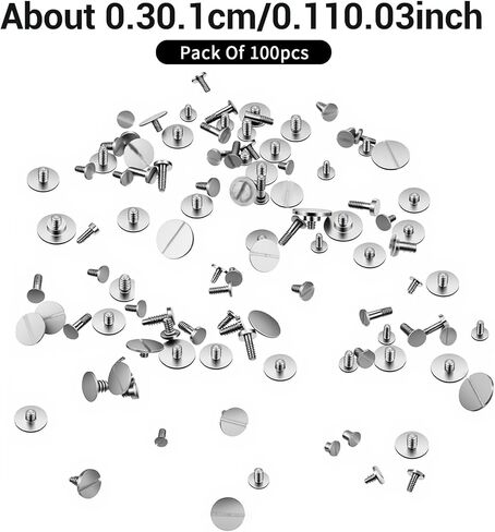Watch Screws, 100Pcs Watch Battery Clamp Screw Assortment with Tweezers Replaces Old Battery Clamp Screws in Watches Replacement Micro Screw for Watchmaking-Watch Repair Jewelry Tool Kit in Saudi Arabia