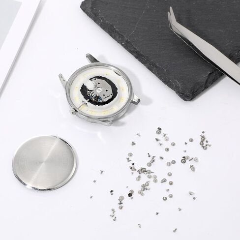 Watch Screws, 100Pcs Watch Battery Clamp Screw Assortment with Tweezers Replaces Old Battery Clamp Screws in Watches Replacement Micro Screw for Watchmaking-Watch Repair Jewelry Tool Kit in Saudi Arabia