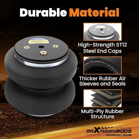 طقم أكياس تعليق هوائي خلفي maxpeedingrods 7500 رطل لسيارة GMC Sierra شيفروليه سيلفرادو 2500 HD 3500 HD 4WD 2020-2025 طقم زنبرك هوائي للشاحنات in Saudi Arabia