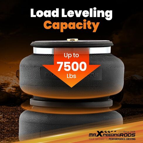 طقم أكياس تعليق هوائي خلفي maxpeedingrods 7500 رطل لسيارة GMC Sierra شيفروليه سيلفرادو 2500 HD 3500 HD 4WD 2020-2025 طقم زنبرك هوائي للشاحنات in Saudi Arabia