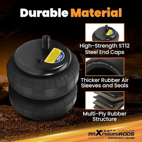 مجموعة أكياس تعليق هوائي خلفي من maxpeedingrods 5000 رطل لفورد F-150 2WD 4WD 2004-2008 Not FX2 طقم زنبرك مساعد الهواء in Saudi Arabia