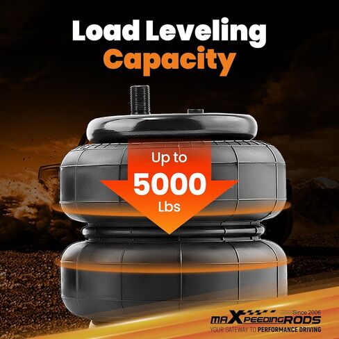 مجموعة أكياس تعليق هوائي خلفي من maxpeedingrods 5000 رطل لفورد F-150 2WD 4WD 2004-2008 Not FX2 طقم زنبرك مساعد الهواء in Saudi Arabia