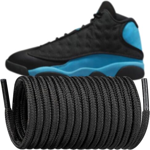 أربطة أحذية مستديرة من Endoto لأحذية Nike Air Jordan 13 الرياضية، أربطة أحذية بديلة 4 مم لأحذية كرة السلة in Saudi Arabia