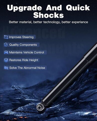 دعامات ECCPP للصدمات دعامات ممتص الصدمات الخلفية لـ 1999-2006 لسيارة تشيفي سيلفرادو 1500,1999-2008 لسيارة جي إم سي سييرا 1500 344386-2 قطعة صدمات in Kuwait