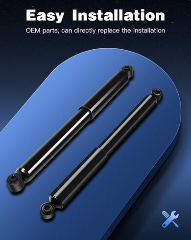 دعامات ECCPP للصدمات دعامات ممتص الصدمات الخلفية لـ 1999-2006 لسيارة تشيفي سيلفرادو 1500,1999-2008 لسيارة جي إم سي سييرا 1500 344386-2 قطعة صدمات in Kuwait