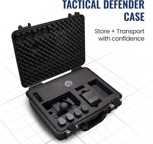 The Patriot - حامل كروي متعدد المهام من الفولاذ الصلب لجهاز الاستقبال شديد التحمل، خطاف محوري، قابل للتعديل، خطوة، إزاحة، وصلة ربط ارتفاع من الفئة V بوزن 30.000 رطل. (نسيج أسود - لمسة زرقاء، 2") in Kuwait