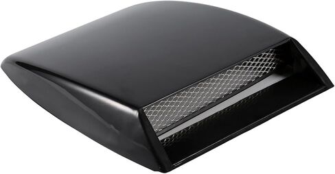 Universal Car Decorative Air Flow Intake Scoop Vent Cover Hood Sticker Classy Customized Look for Most Vehicles (Black) in Saudi Arabia